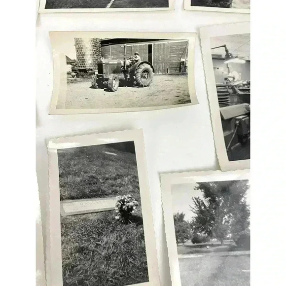 VTG 27 B&W Photographs Travel Animals Wildlife Grave Cars Farming 40's Ephemera - Picture 11 of 16